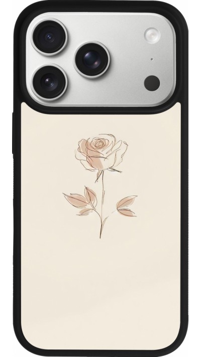 iPhone 17 Pro Case Hülle - Silikon schwarz Rosa Sand Minimalistisch