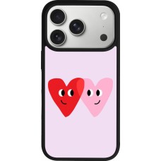 Coque iPhone 17 Pro - Silicone rigide noir Saint Valentines Day 26 Heart