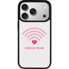 Coque iPhone 17 Pro - Silicone rigide noir Saint Valentines Day 26 Love is in the air