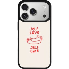 Coque iPhone 17 Pro - Silicone rigide noir Saint Valentines Day 26 Self love self care