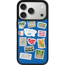 iPhone 17 Pro Case Hülle - Silikon schwarz Seals of the Dominican Republic DTMF