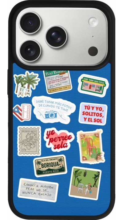 Coque iPhone 17 Pro - Silicone rigide noir Seals of the Dominican Republic DTMF