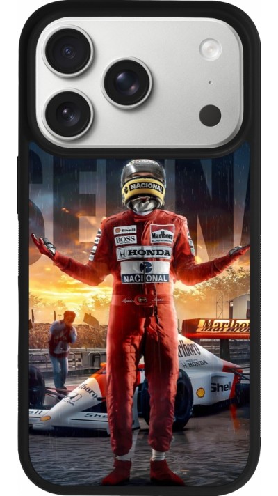 iPhone 17 Pro Case Hülle - Silikon schwarz Senna The King of Rain