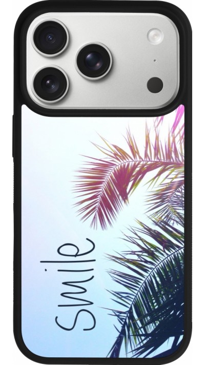 iPhone 17 Pro Case Hülle - Silikon schwarz Smile 05