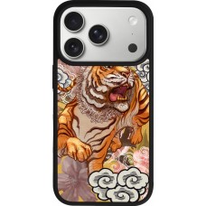 iPhone 17 Pro Case Hülle - Silikon schwarz Spring 23 japanese tiger