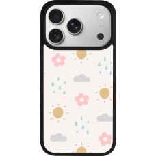 iPhone 17 Pro Case Hülle - Silikon schwarz Spring 23 weather