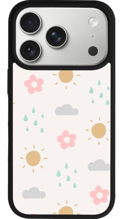 iPhone 17 Pro Case Hülle - Silikon schwarz Spring 23 weather