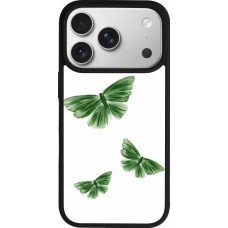iPhone 17 Pro Case Hülle - Silikon schwarz Butterflies Spring 2026