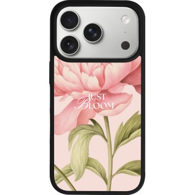 iPhone 17 Pro Case Hülle - Silikon schwarz Just Bloom Spring 2026
