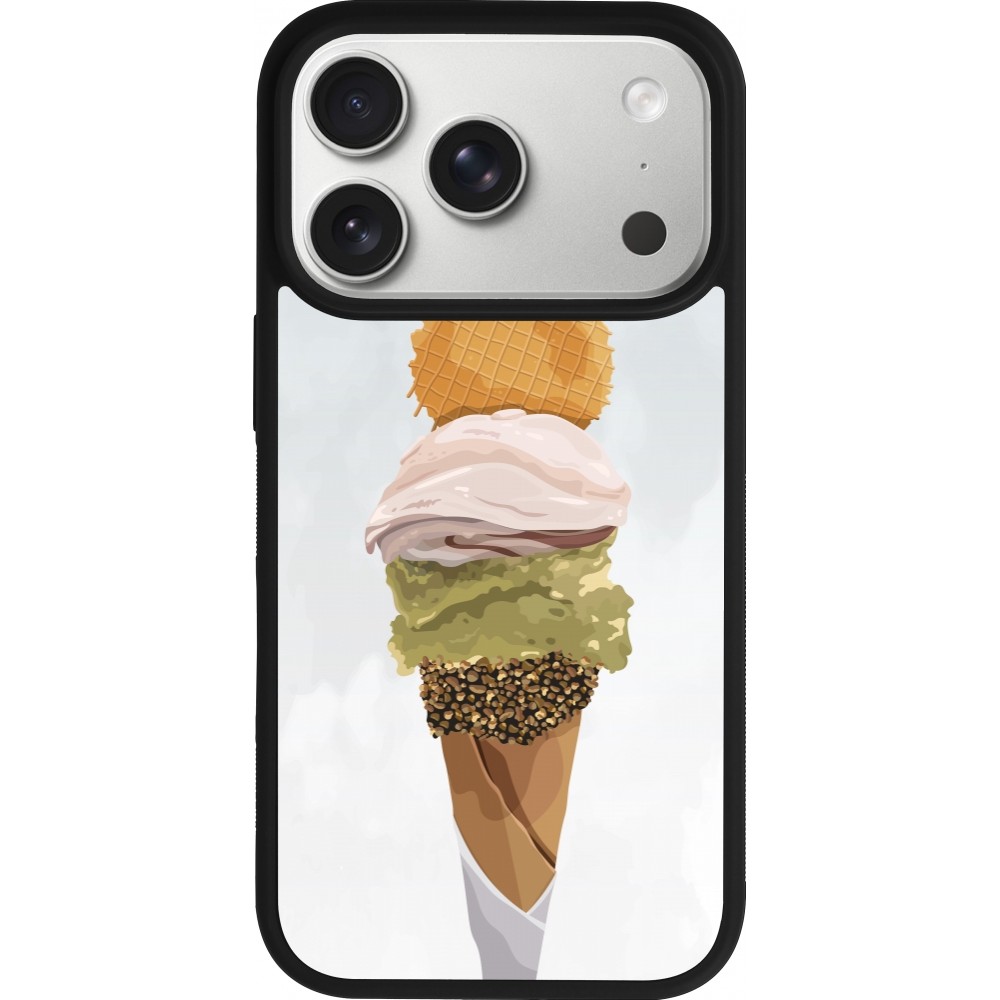 iPhone 17 Pro Case Hülle - Silikon schwarz Summer 2025 Cornet