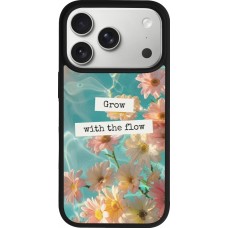 iPhone 17 Pro Case Hülle - Silikon schwarz Summer 2025 Grow with the flow