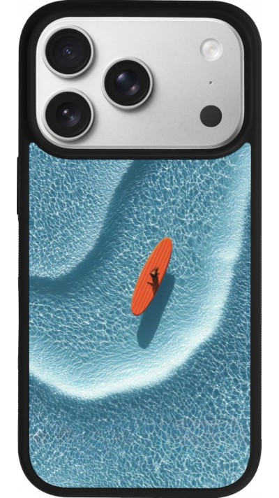 iPhone 17 Pro Case Hülle - Silikon schwarz Orange surf Summer 2026