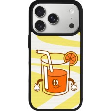 iPhone 17 Pro Case Hülle - Silikon schwarz Summer drink 2026