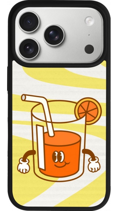 iPhone 17 Pro Case Hülle - Silikon schwarz Summer drink 2026