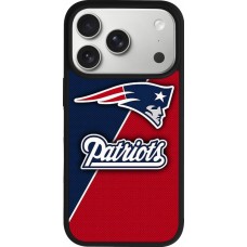 Coque iPhone 17 Pro - Silicone rigide noir Super Bowl 26 Patriots 1