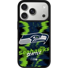 Coque iPhone 17 Pro - Silicone rigide noir Super Bowl 26 Seattle 2