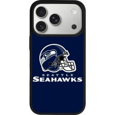 Coque iPhone 17 Pro - Silicone rigide noir Super Bowl 26 Seattle 3