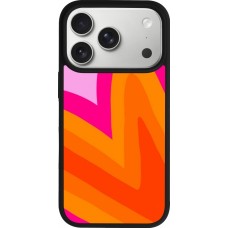 iPhone 17 Pro Case Hülle - Silikon schwarz Valentine 2024 heart gradient