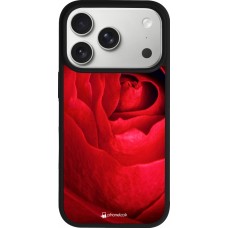 iPhone 17 Pro Case Hülle - Silikon schwarz Valentine 2022 Rose