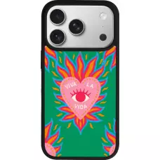Coque iPhone 17 Pro - Silicone rigide noir Viva la vida 2026