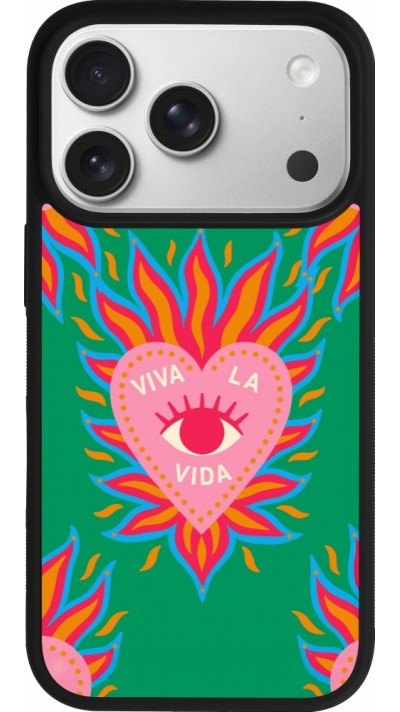 iPhone 17 Pro Case Hülle - Silikon schwarz Viva la vida 2026