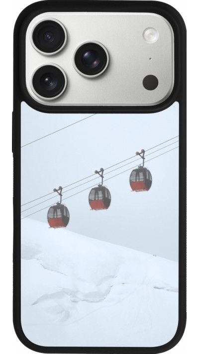 iPhone 17 Pro Case Hülle - Silikon schwarz Winter 22 ski lift