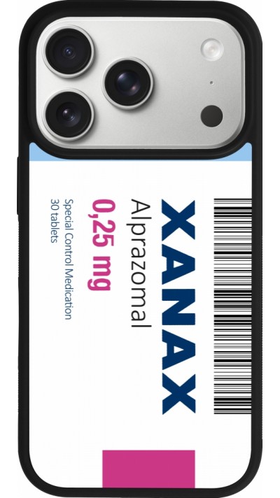 iPhone 17 Pro Case Hülle - Silikon schwarz Xanax Alprazolam 2025