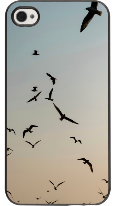 Coque iPhone 4/4s - Autumn 22 flying birds shadow