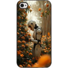 Coque iPhone 4/4s - Astronaut flowers 2025