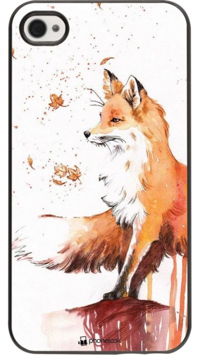 Coque iPhone 4/4s - Autumn 21 Fox