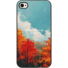 Coque iPhone 4/4s - Autumn 25 Fall in love