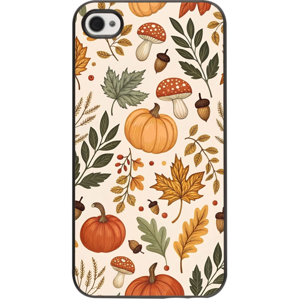 Coque iPhone 4/4s - Autumn 25 Autumn pattern
