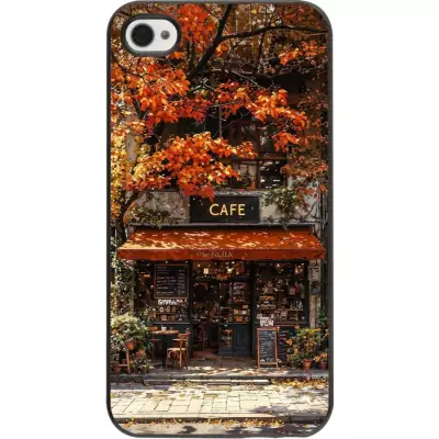 iPhone 4/4s Case Hülle - Autumn 25 Coffee shop