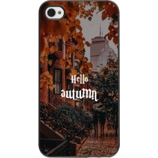 Coque iPhone 4/4s - Autumn 25 Hello autumn