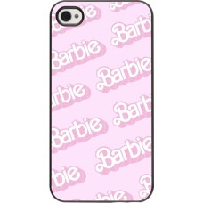 iPhone 4/4s Case Hülle - Barbie light pink pattern