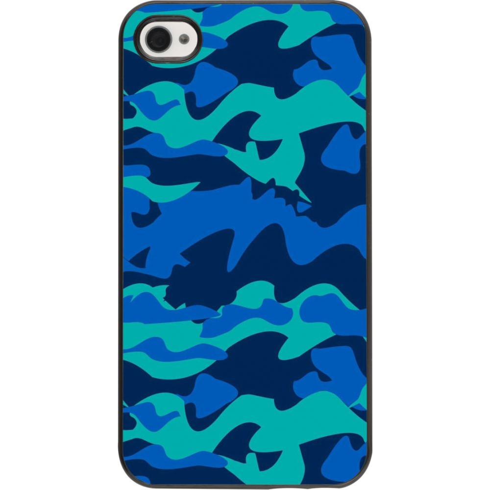Coque iPhone 4/4s - Camo Blue