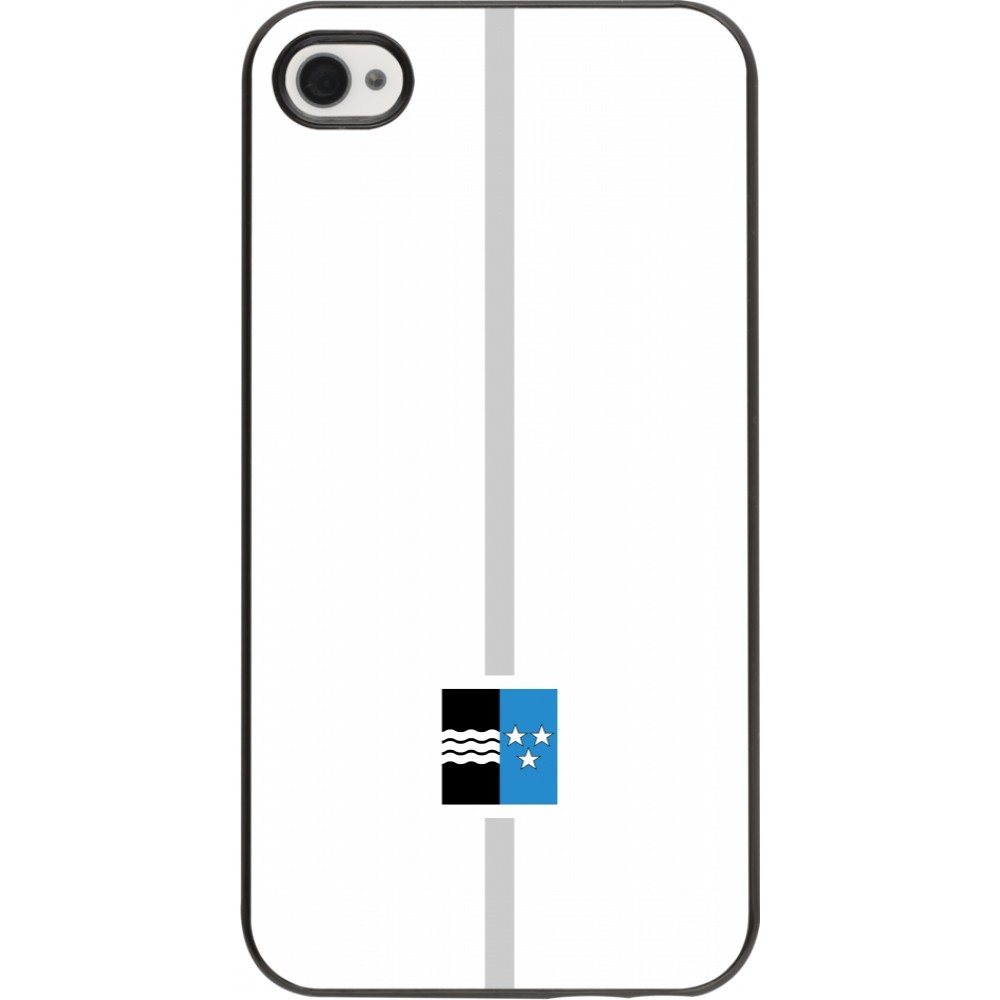 iPhone 4/4s Case Hülle - Kanton AG weiss