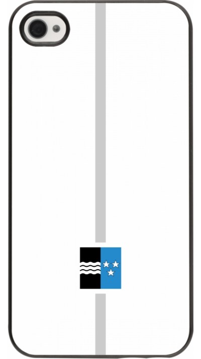 iPhone 4/4s Case Hülle - Kanton AG weiss