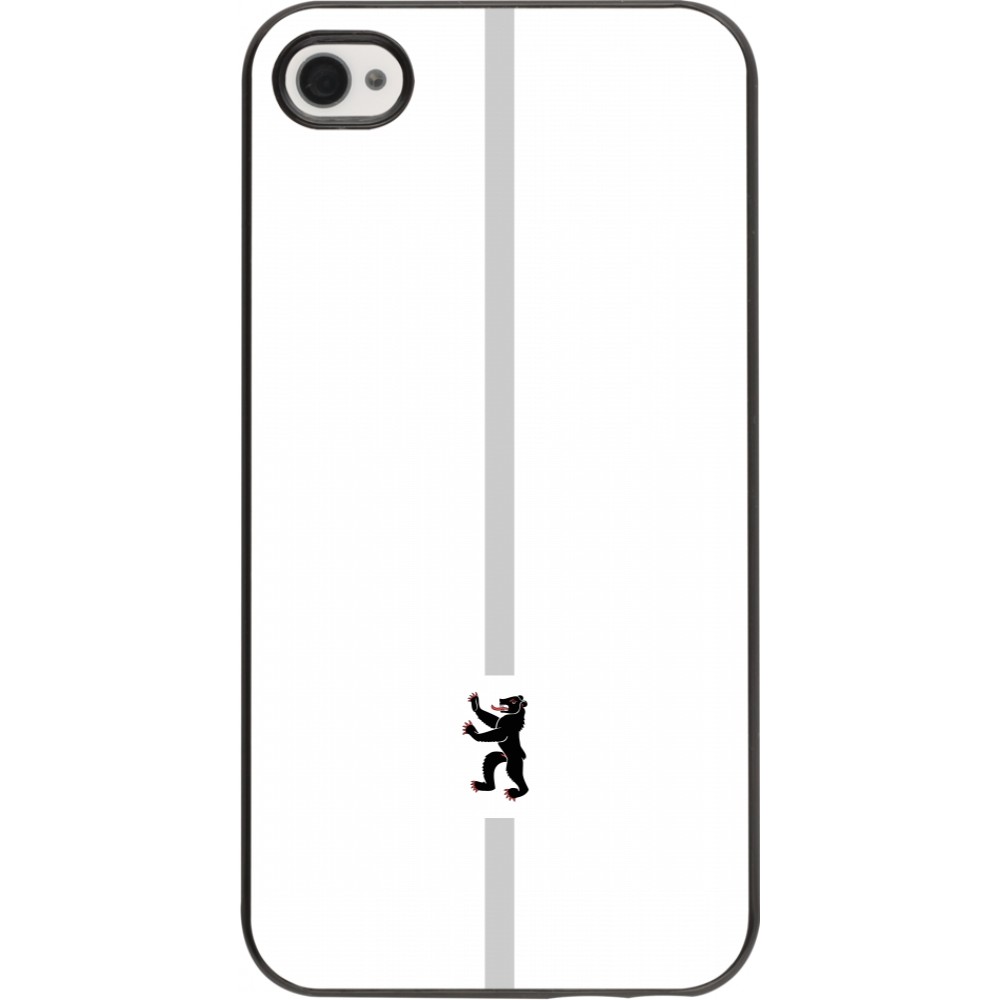 iPhone 4/4s Case Hülle - Kanton AI weiss