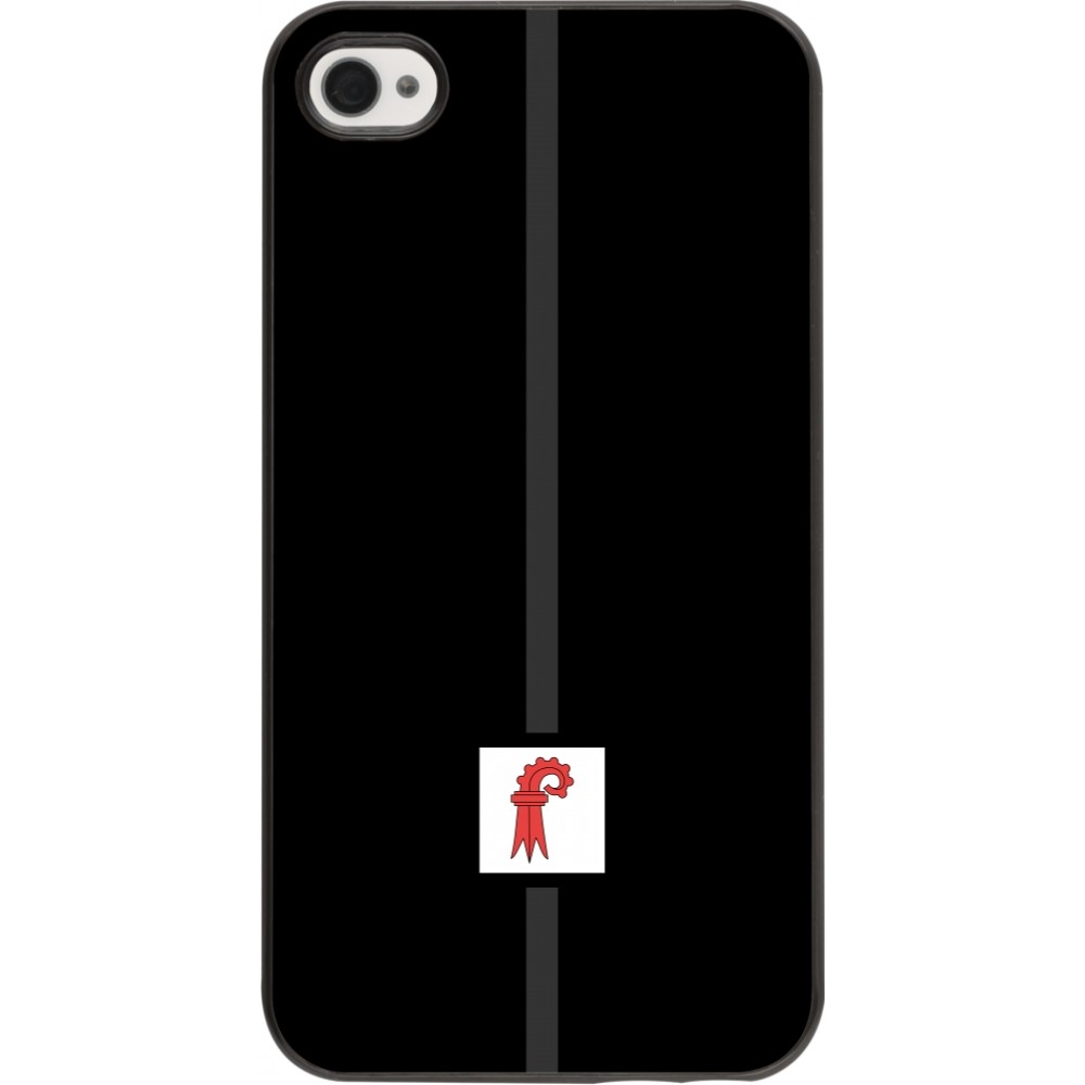 iPhone 4/4s Case Hülle - Kanton BL schwarz