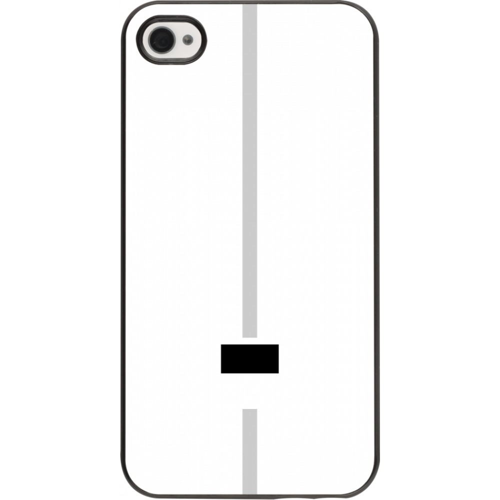 Coque iPhone 4/4s - Canton FR blanc