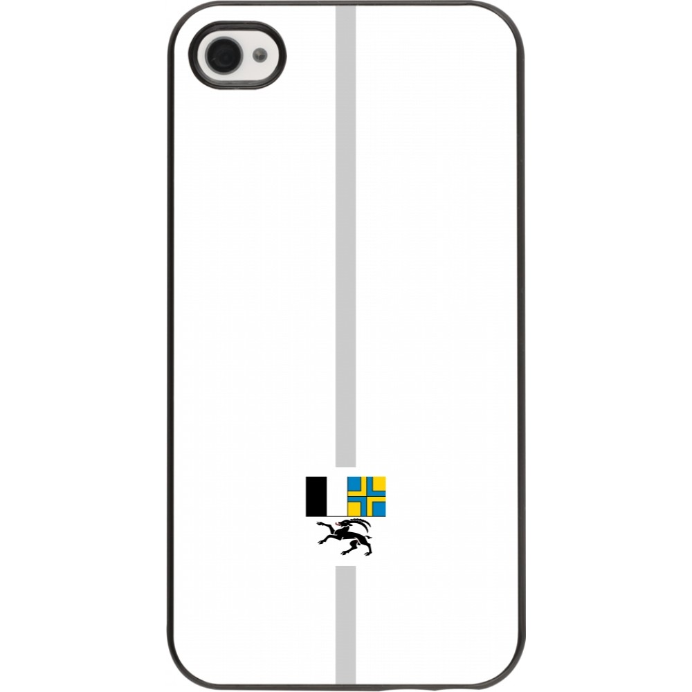 Coque iPhone 4/4s - Canton GR blanc