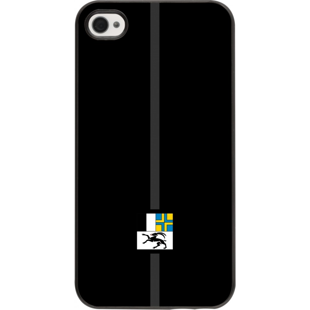 Coque iPhone 4/4s - Canton GR noir