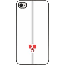 iPhone 4/4s Case Hülle - Kanton OW weiss