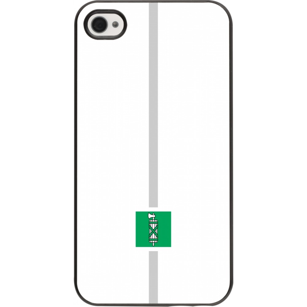 Coque iPhone 4/4s - Canton SG blanc
