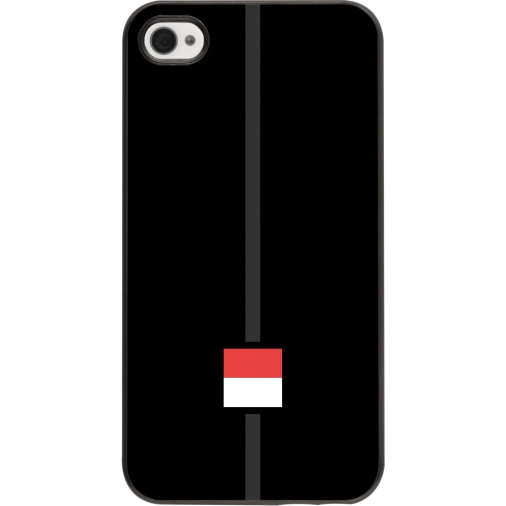 iPhone 4/4s Case Hülle - Kanton SO schwarz