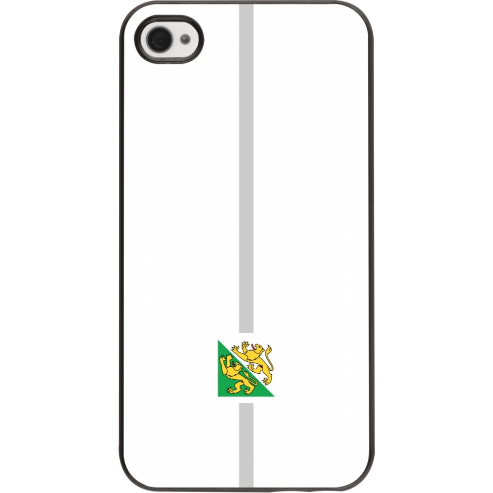 Coque iPhone 4/4s - Canton TG blanc