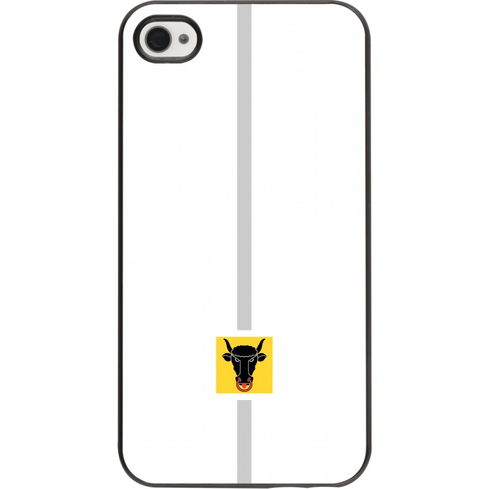 Coque iPhone 4/4s - Canton UR blanc