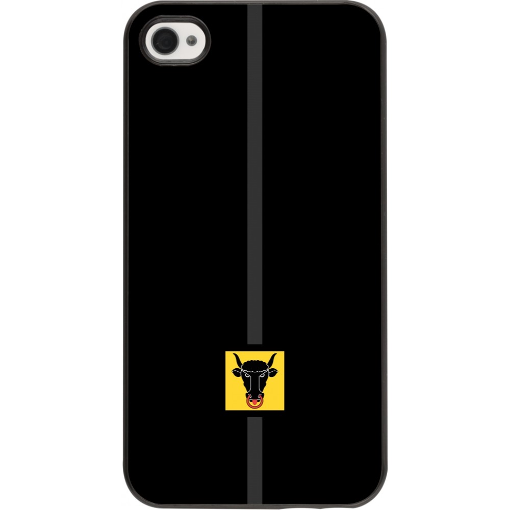 Coque iPhone 4/4s - Canton UR noir