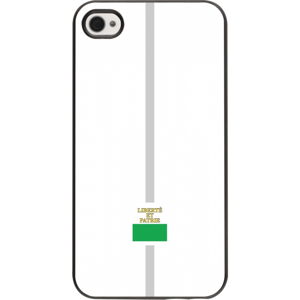 Coque iPhone 4/4s - Canton VD blanc